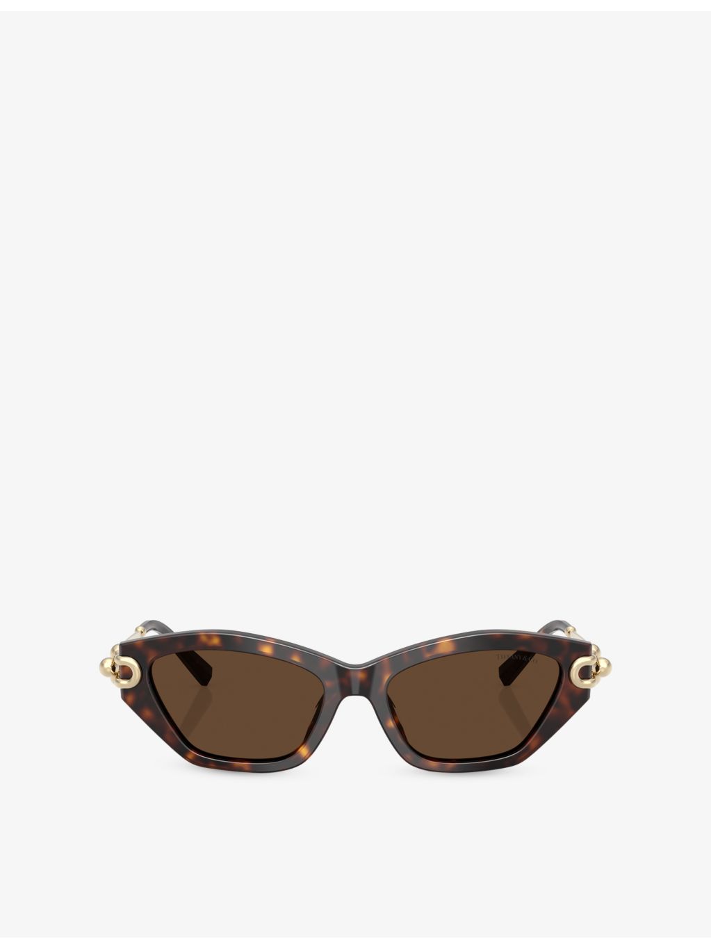 Tiffany & Co cat-eye acetate sunglasses tortoiseshell - British product
