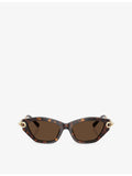 Tiffany & Co cat-eye acetate sunglasses tortoiseshell - British product