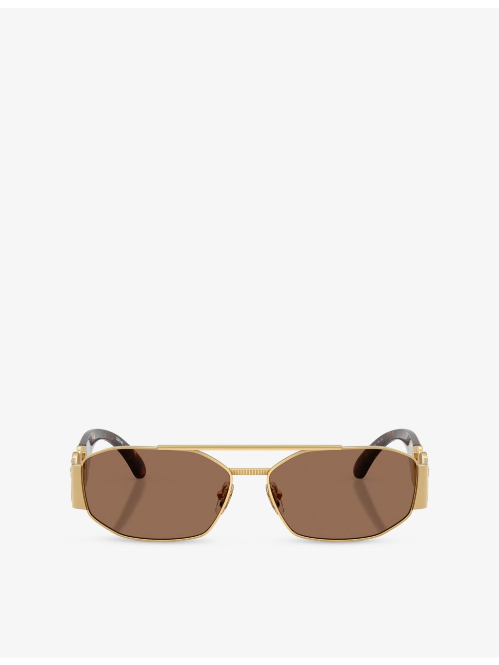 Versace VE2287 irregular-frame metal sunglasses, UK version