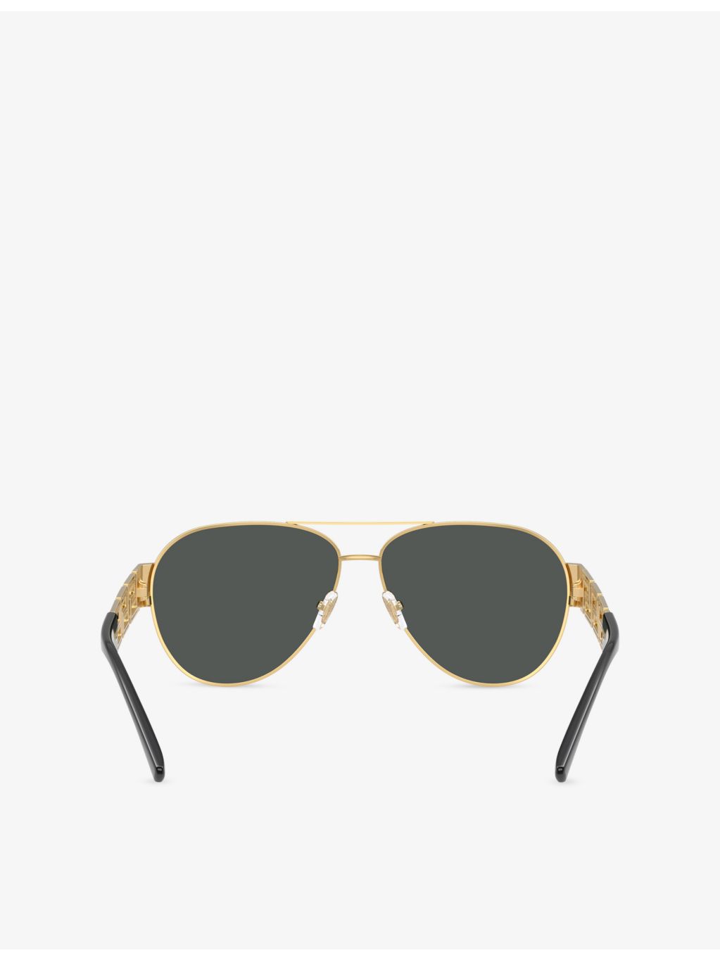 Versace VE2289 pilot-frame metal sunglasses, UK version
