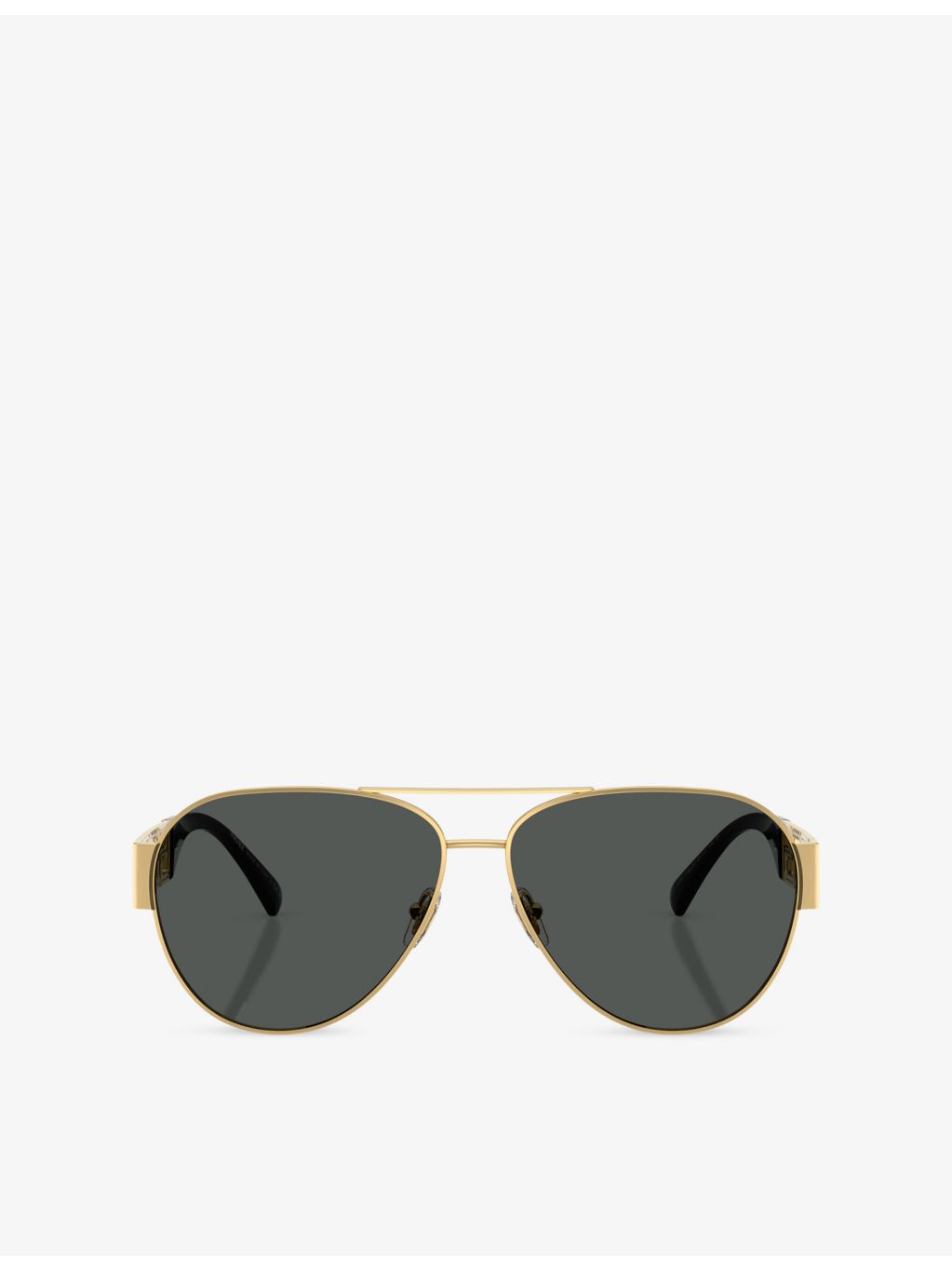 Versace VE2289 pilot-frame metal sunglasses, UK version