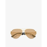Versace VE2289 pilot metal sunglasses gold hardware, UK version