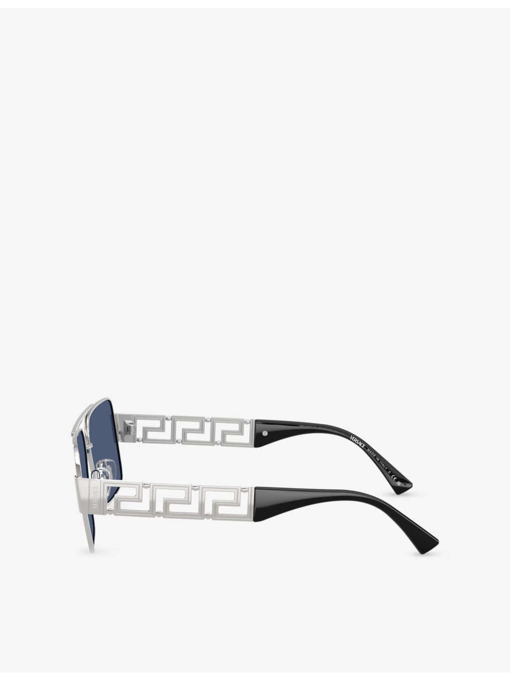 Versace VE2290 rectangle-frame metal sunglasses, UK version