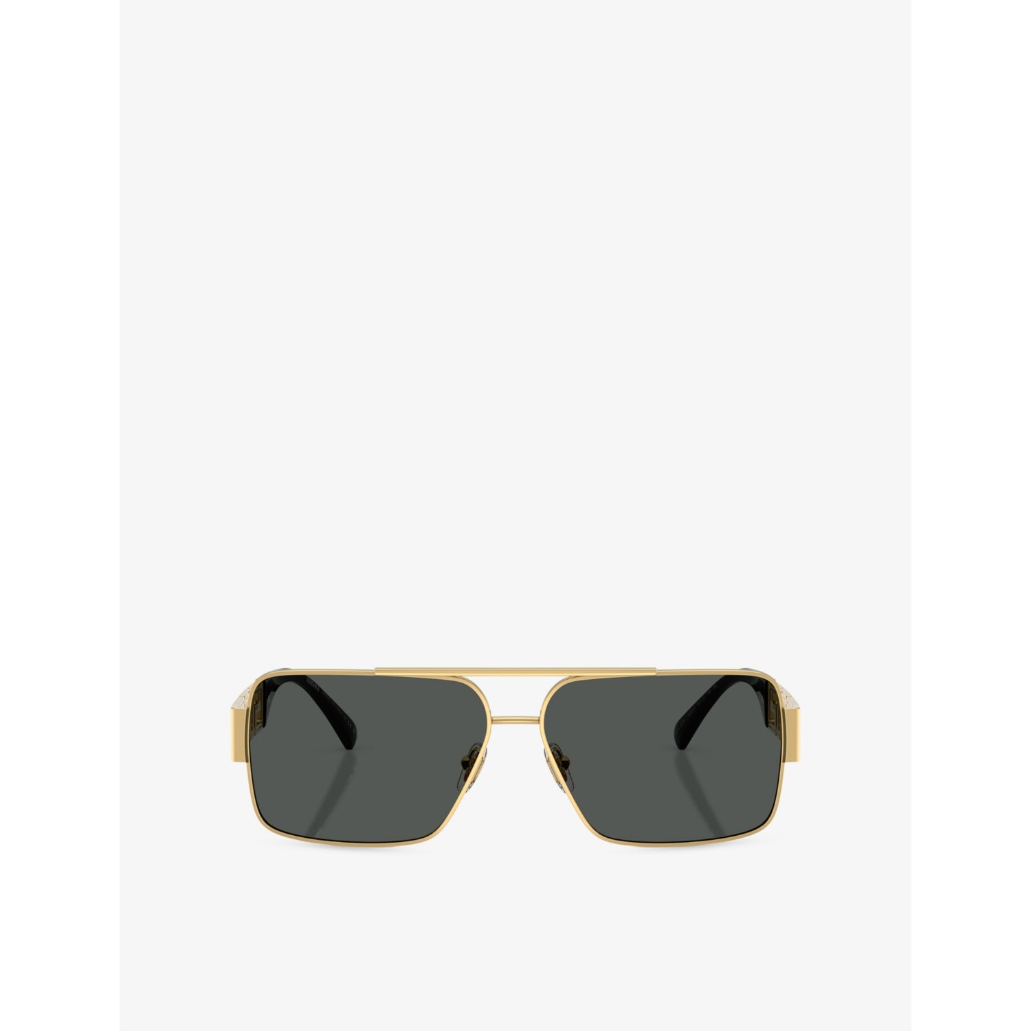 Versace VE2290 square-frame metal sunglasses, imported from the UK
