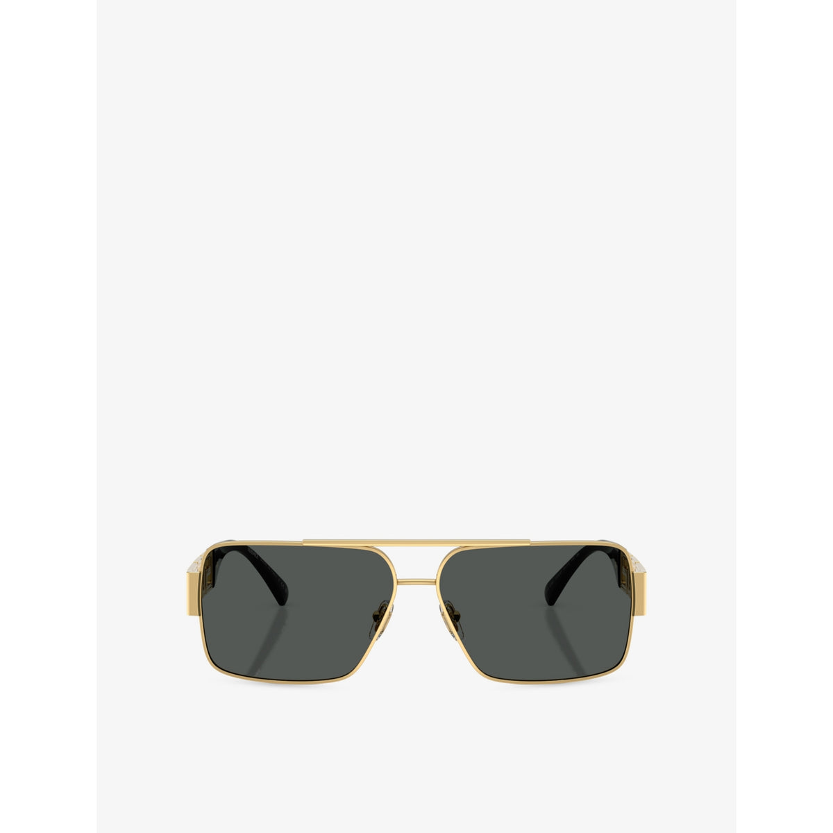 Versace VE2290 square-frame metal sunglasses, imported from the UK