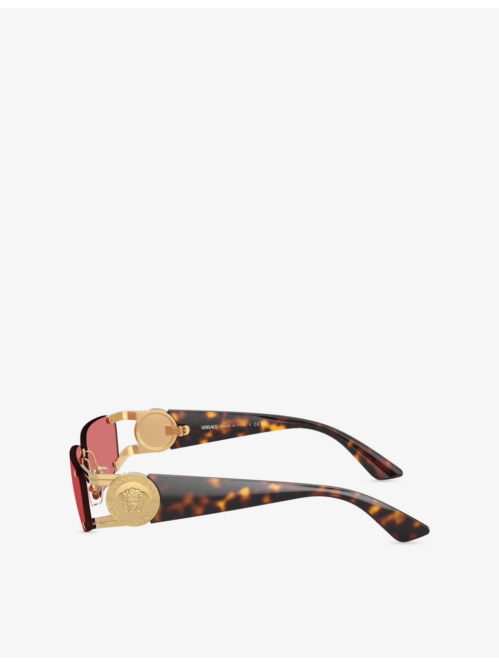 Versace rectangular-frame metal and acetate sunglasses VE2291, imported from the UK