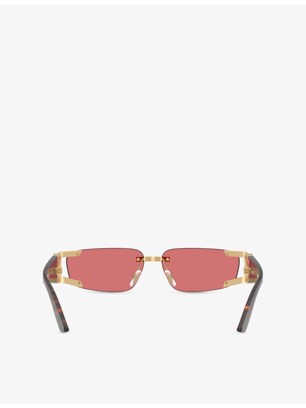 Versace rectangular-frame metal and acetate sunglasses VE2291, imported from the UK