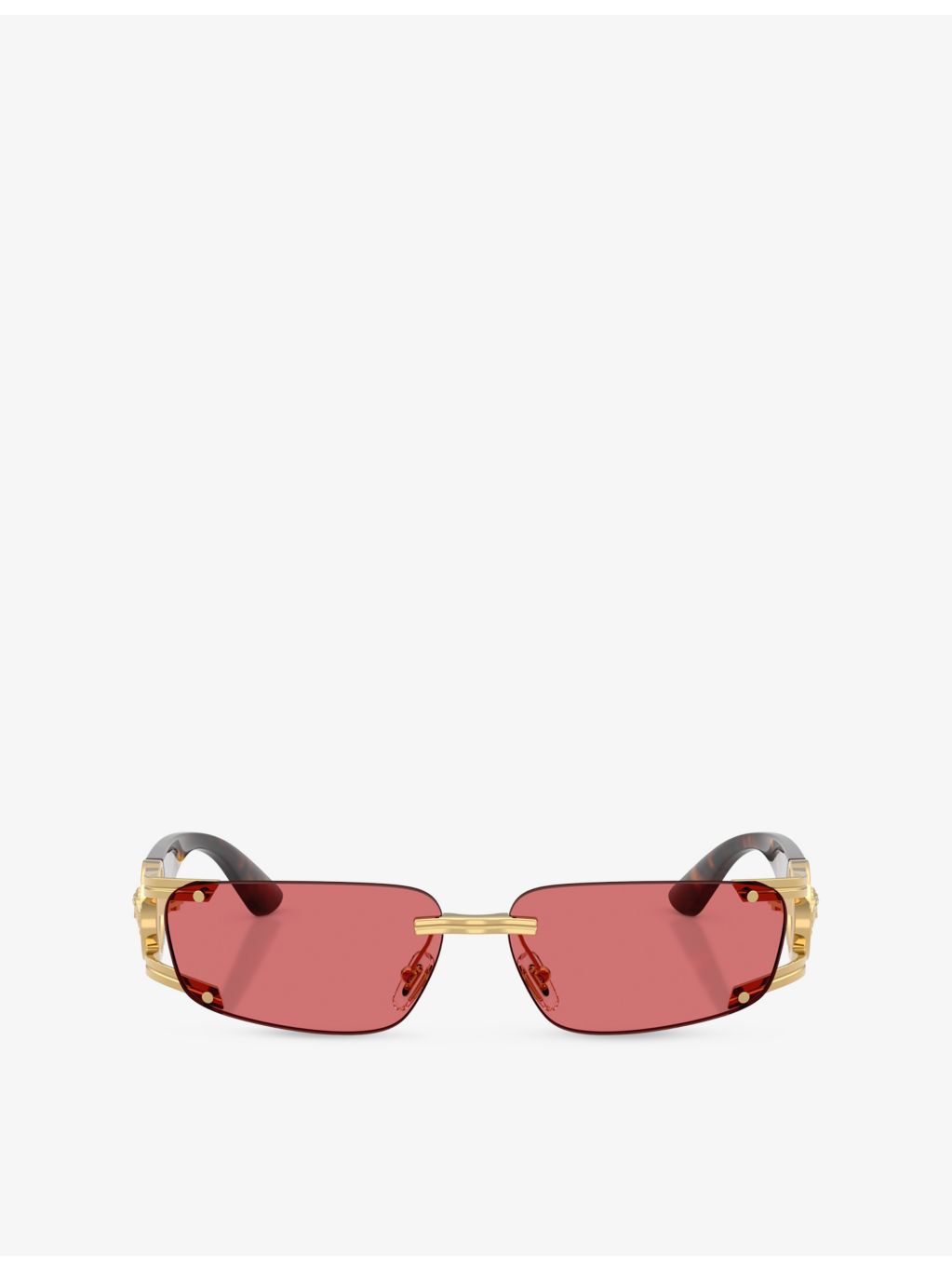 Versace rectangular-frame metal and acetate sunglasses VE2291, imported from the UK