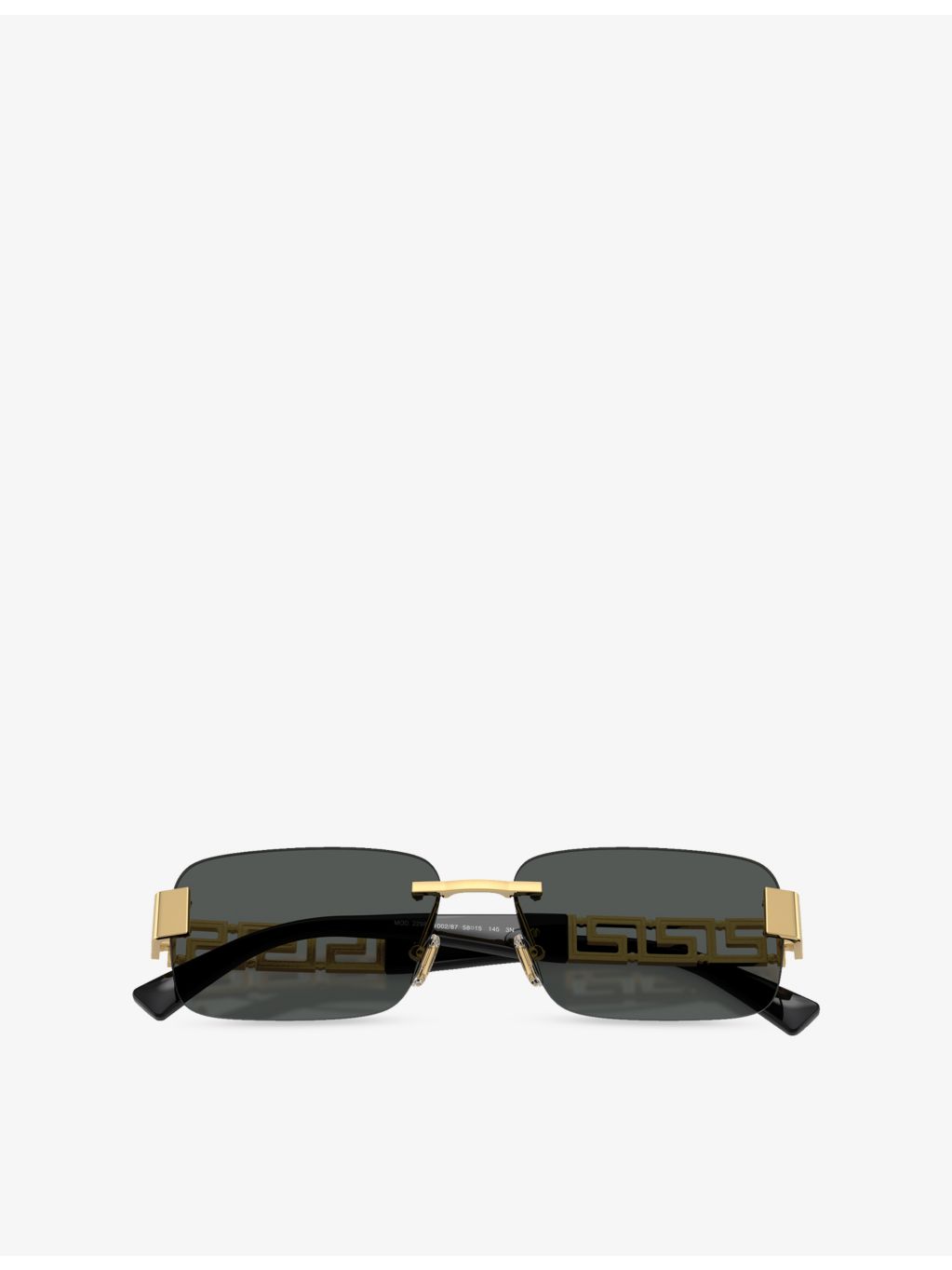 Versace rectangle metal sunglasses VE2298, imported from the UK
