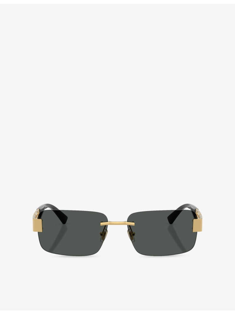 Versace rectangle metal sunglasses VE2298, imported from the UK