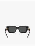 Versace square-frame injected sunglasses VE4497U, imported from the UK