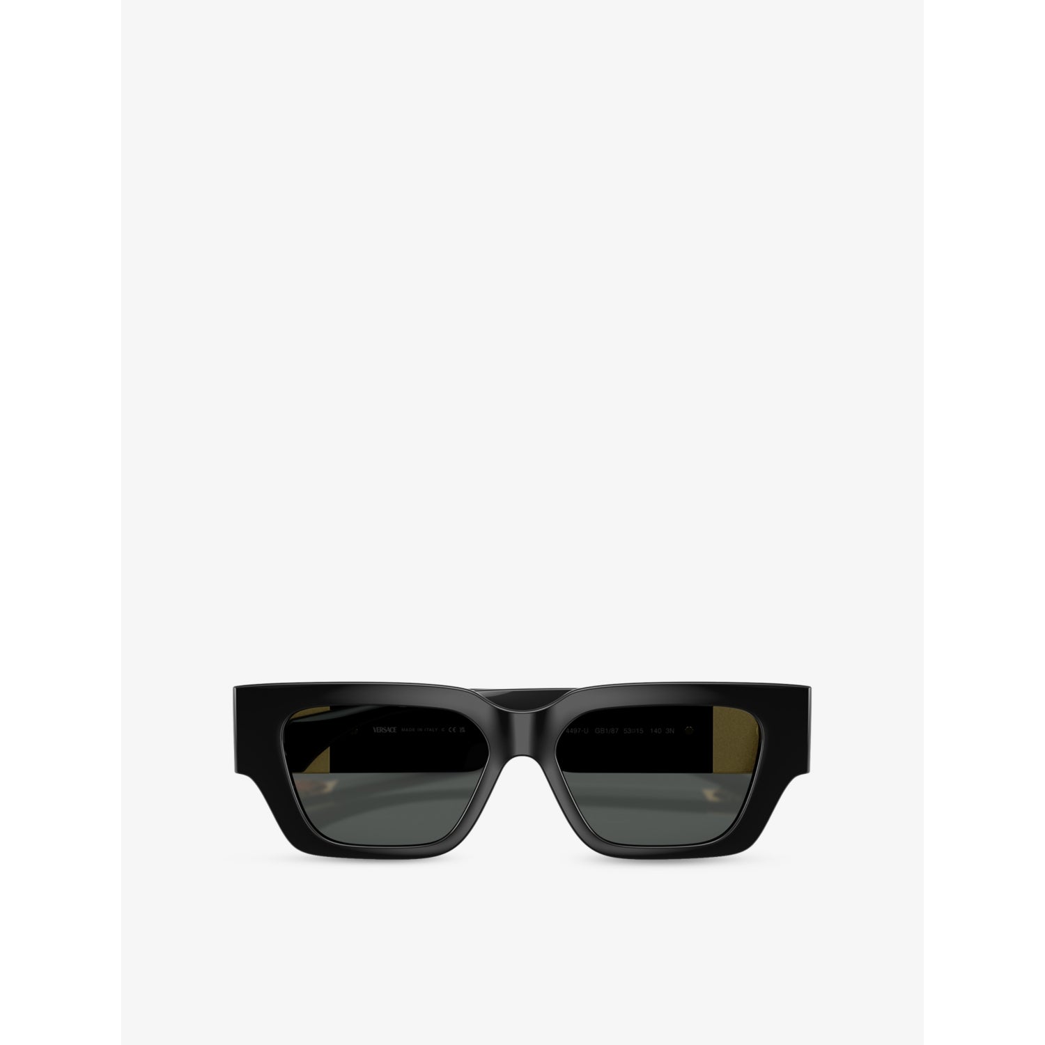 Versace square-frame injected sunglasses VE4497U, imported from the UK