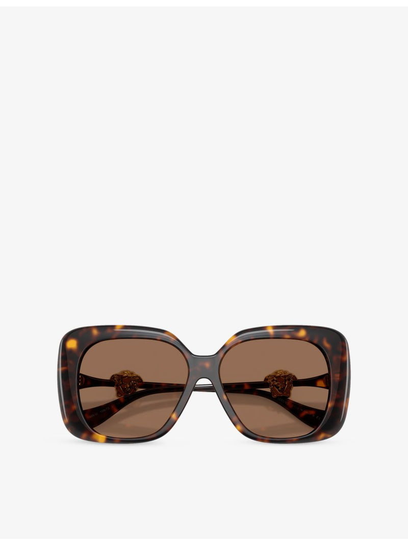 Versace square-frame injected sunglasses VE4499U (British brand)