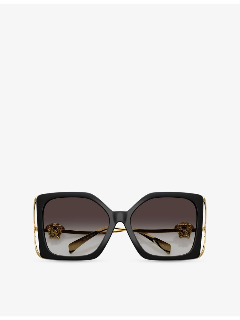 Versace VE4502U square-frame injected sunglasses, imported from the UK