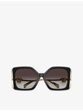 Versace VE4502U square-frame injected sunglasses, imported from the UK