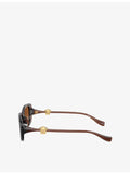 Versace VE4504D pillow-frame injected sunglasses, imported from the UK