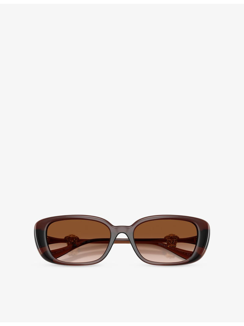 Versace VE4504D pillow-frame injected sunglasses, imported from the UK