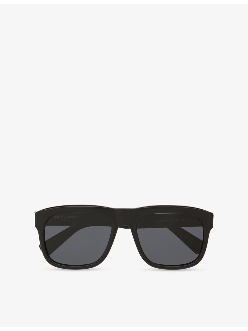 Saint Laurent SL 558 square acetate sunglasses (British brand)