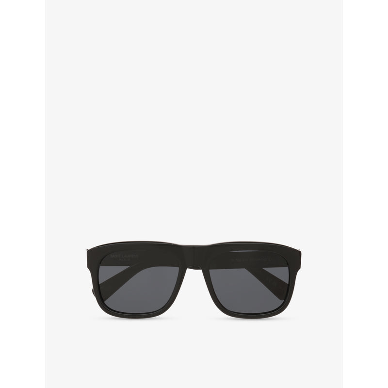 Saint Laurent SL 558 square acetate sunglasses (British brand)