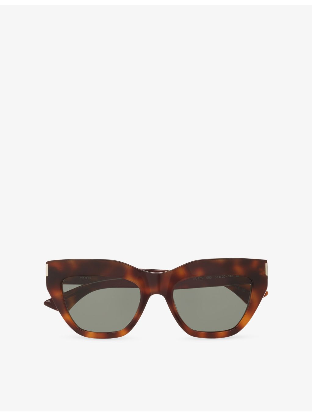 Saint Laurent SL 759 cat-eye acetate sunglasses tortoiseshell, UK version