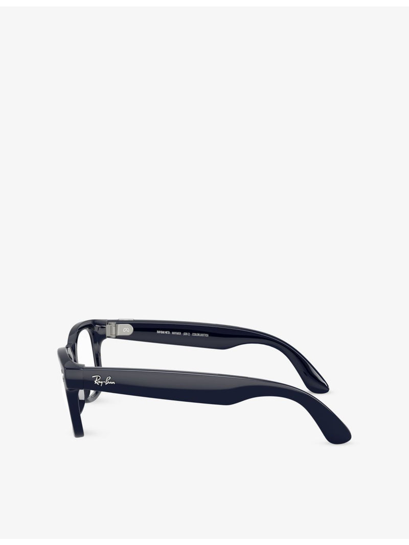 Ray-Ban RW4012 square-frame Meta AI glasses with Transitions lenses - British product