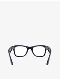 Ray-Ban RW4012 square-frame Meta AI glasses with Transitions lenses - British product