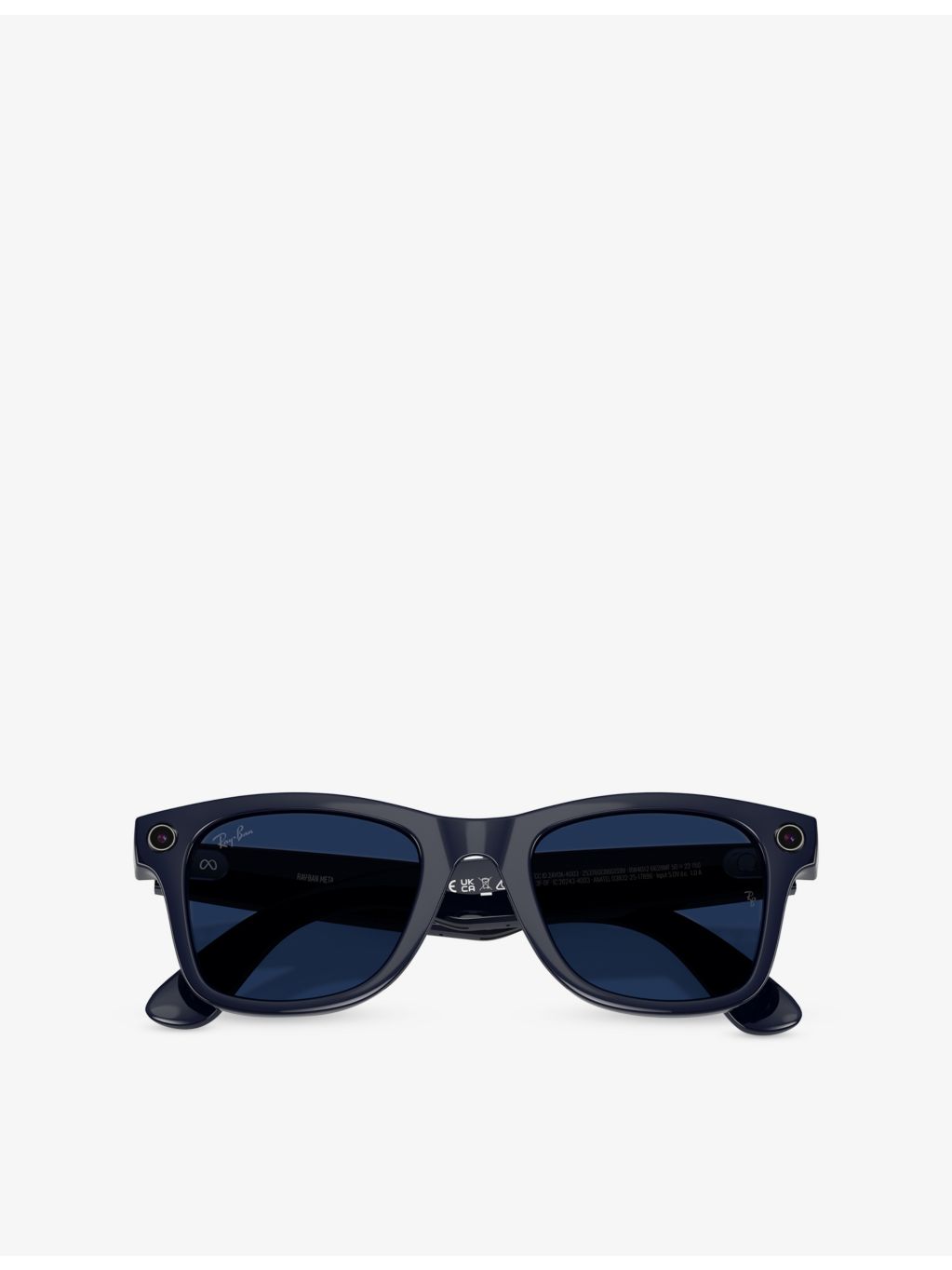 Ray-Ban RW4012 square-frame Meta AI glasses with Transitions lenses - British product