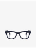 Ray-Ban RW4012 square-frame Meta AI glasses with Transitions lenses - British product