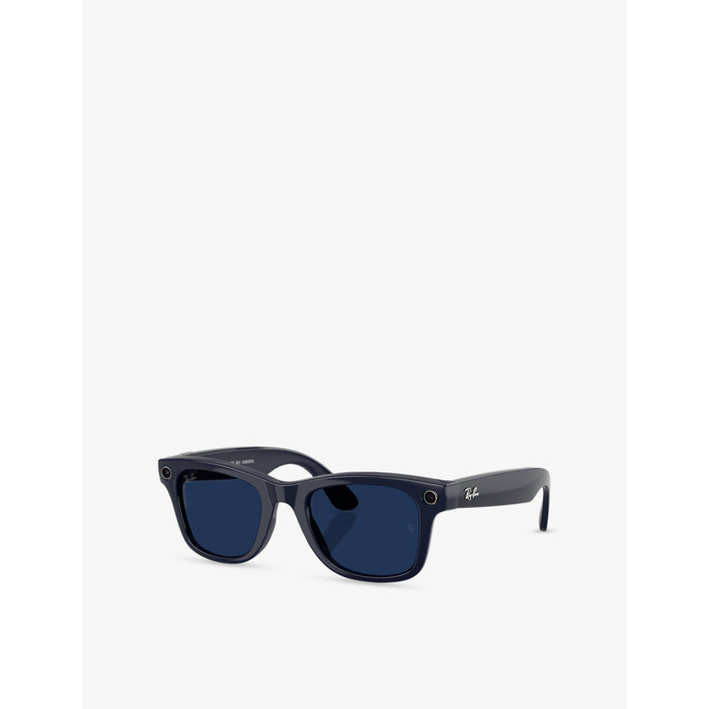 Ray-Ban Meta AI RW4012 square frame glasses - British product