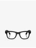 Ray-Ban Wayfarer square-frame Meta AI glasses, imported from the UK