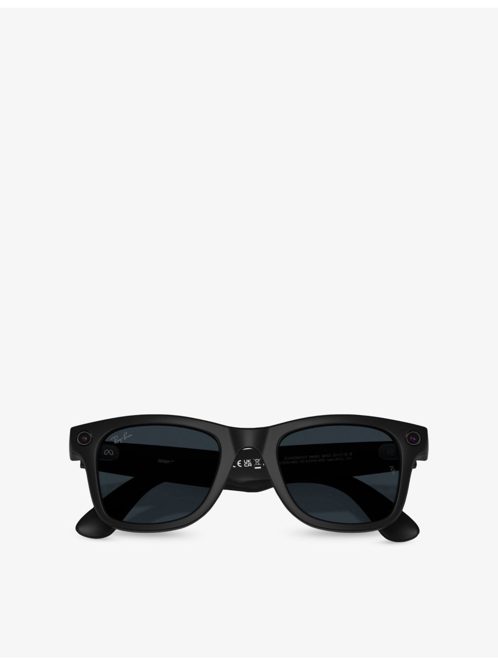 Ray-Ban Wayfarer square-frame Meta AI glasses, imported from the UK