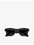 Ray-Ban Wayfarer square-frame Meta AI glasses, imported from the UK