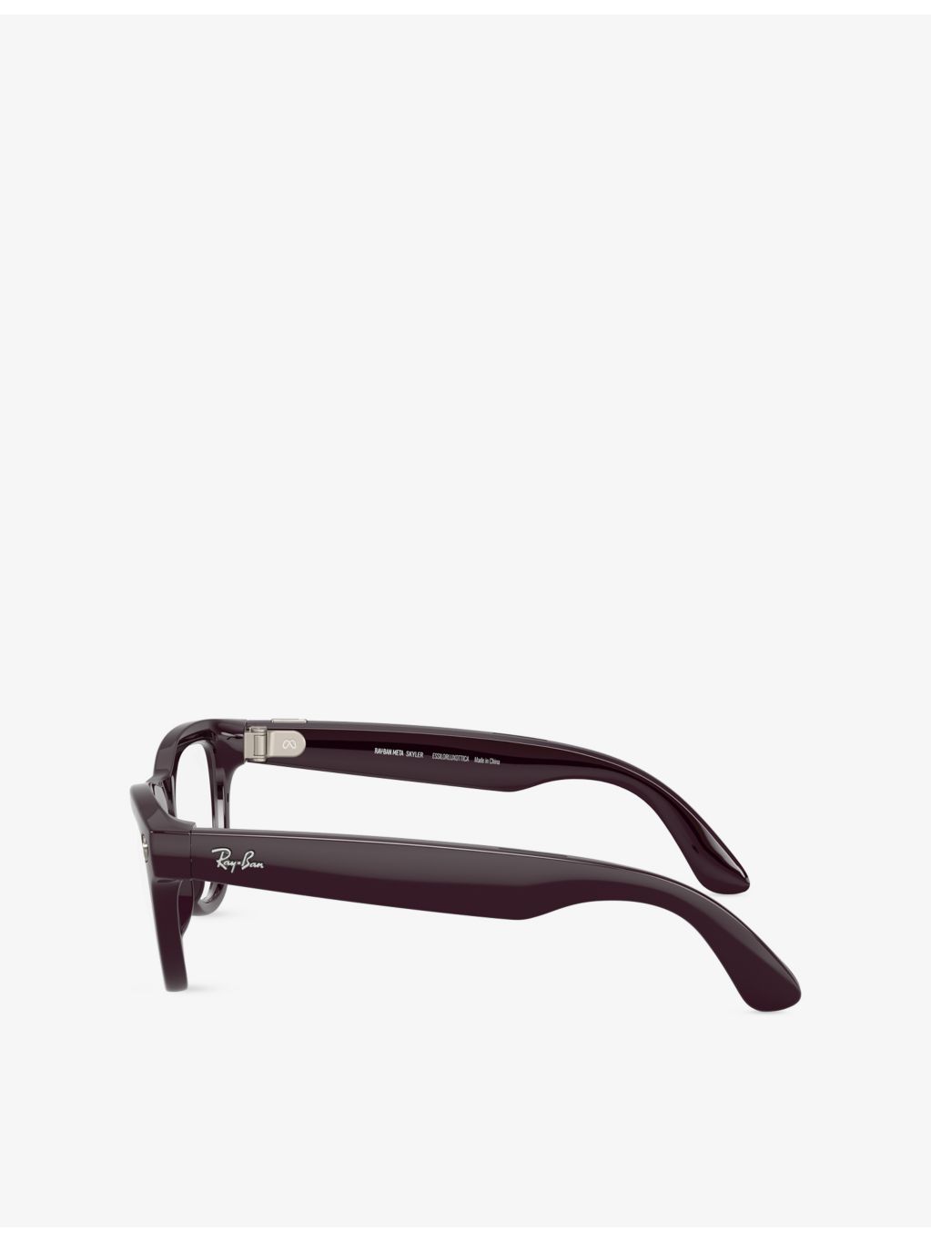 Ray-Ban Skyler cat-eye Meta AI glasses, imported from the UK