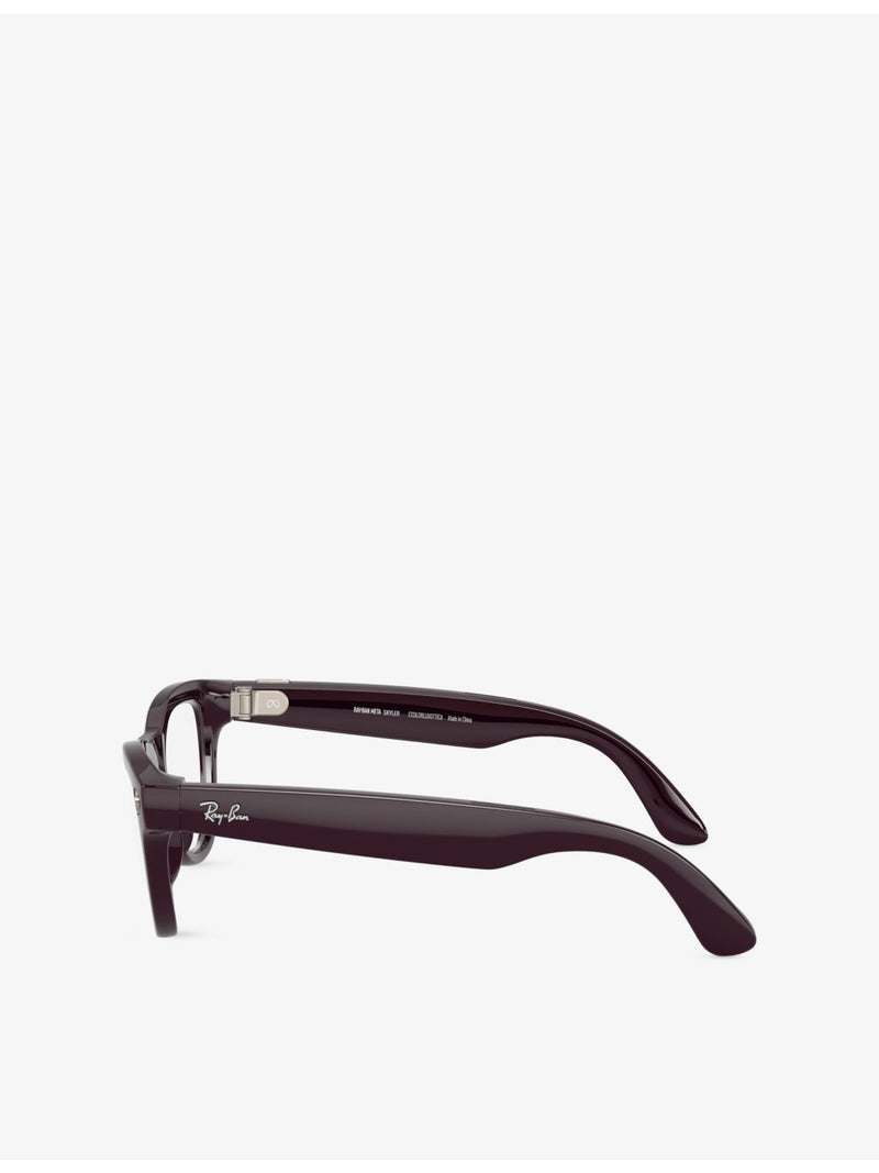 Ray-Ban Skyler cat-eye Meta AI glasses, imported from the UK