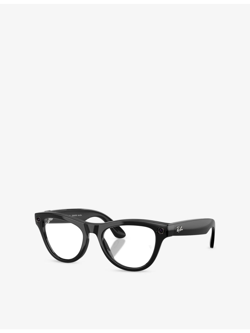 Ray-Ban Meta AI cat-eye glasses, imported from the UK