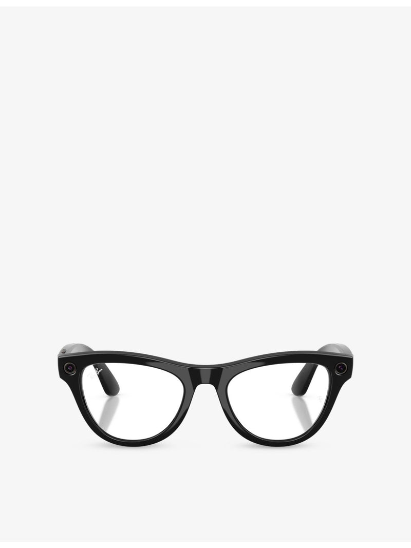 Ray-Ban Meta AI cat-eye glasses, imported from the UK