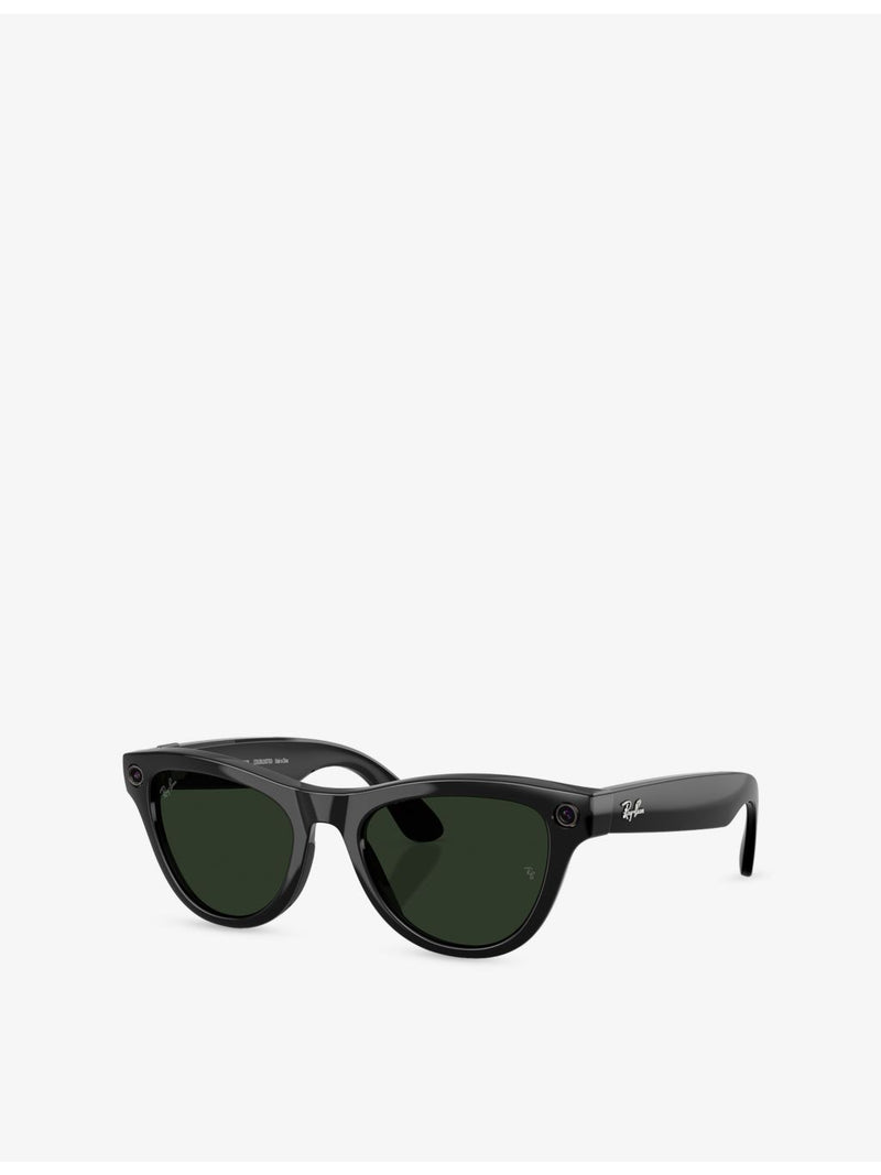 Ray-Ban Skyler cat-eye AI glasses, imported from the UK