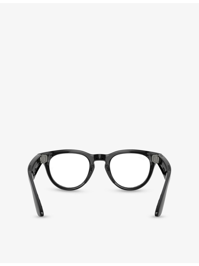 Ray-Ban Meta AI smart glasses low bridge fit Transitions lens (British brand)