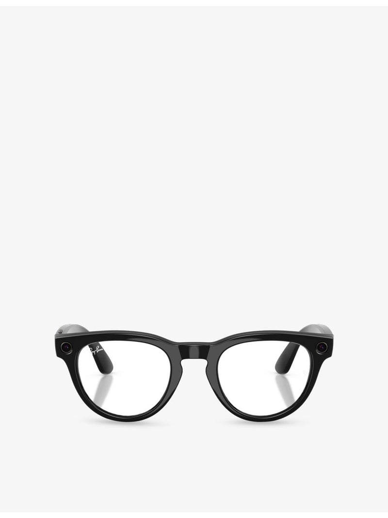 Ray-Ban Meta AI smart glasses low bridge fit Transitions lens (British brand)