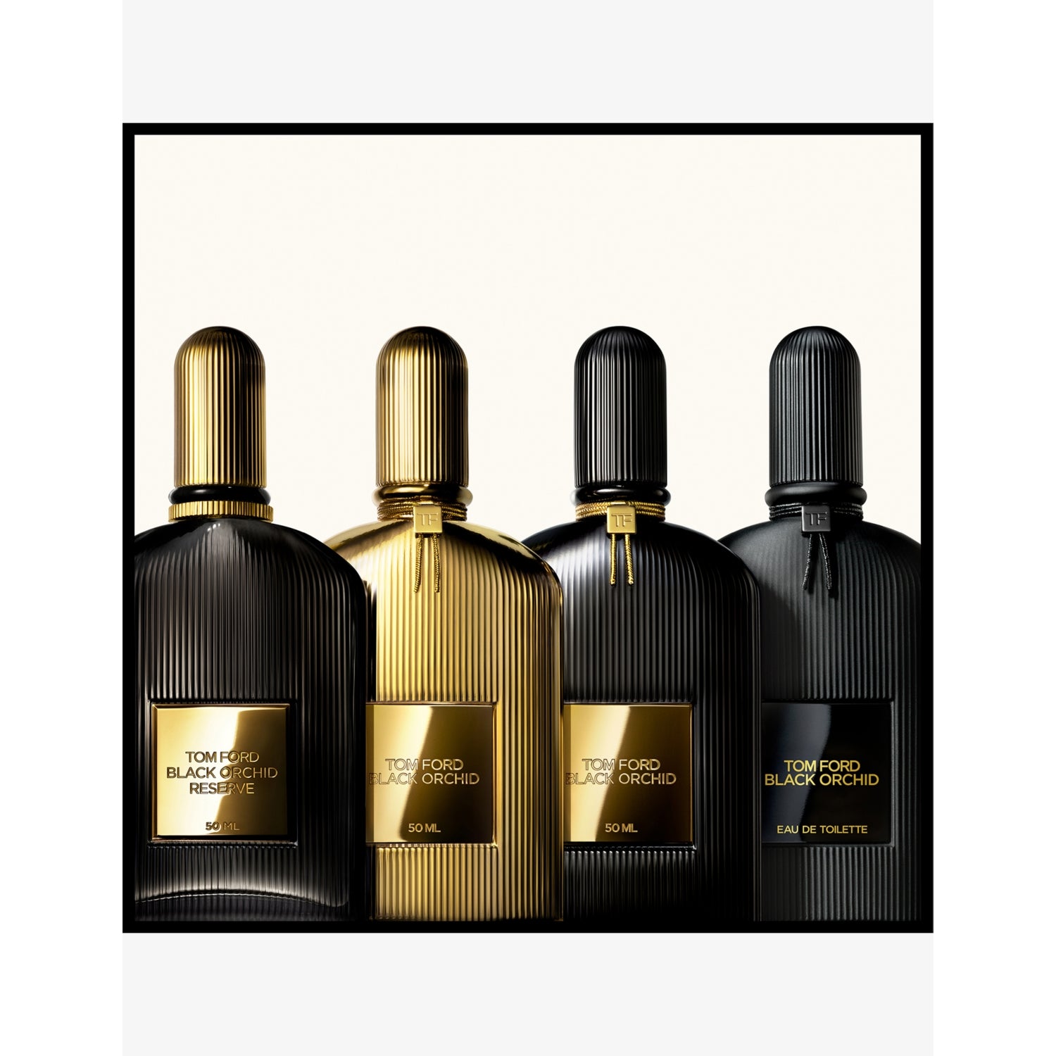 Tom Ford Black Orchid Reserve parfum bottle, imported from the UK