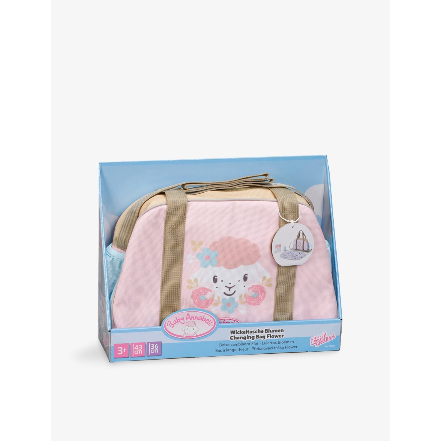 Baby Annabell doll changing bag toy 30cm - British product