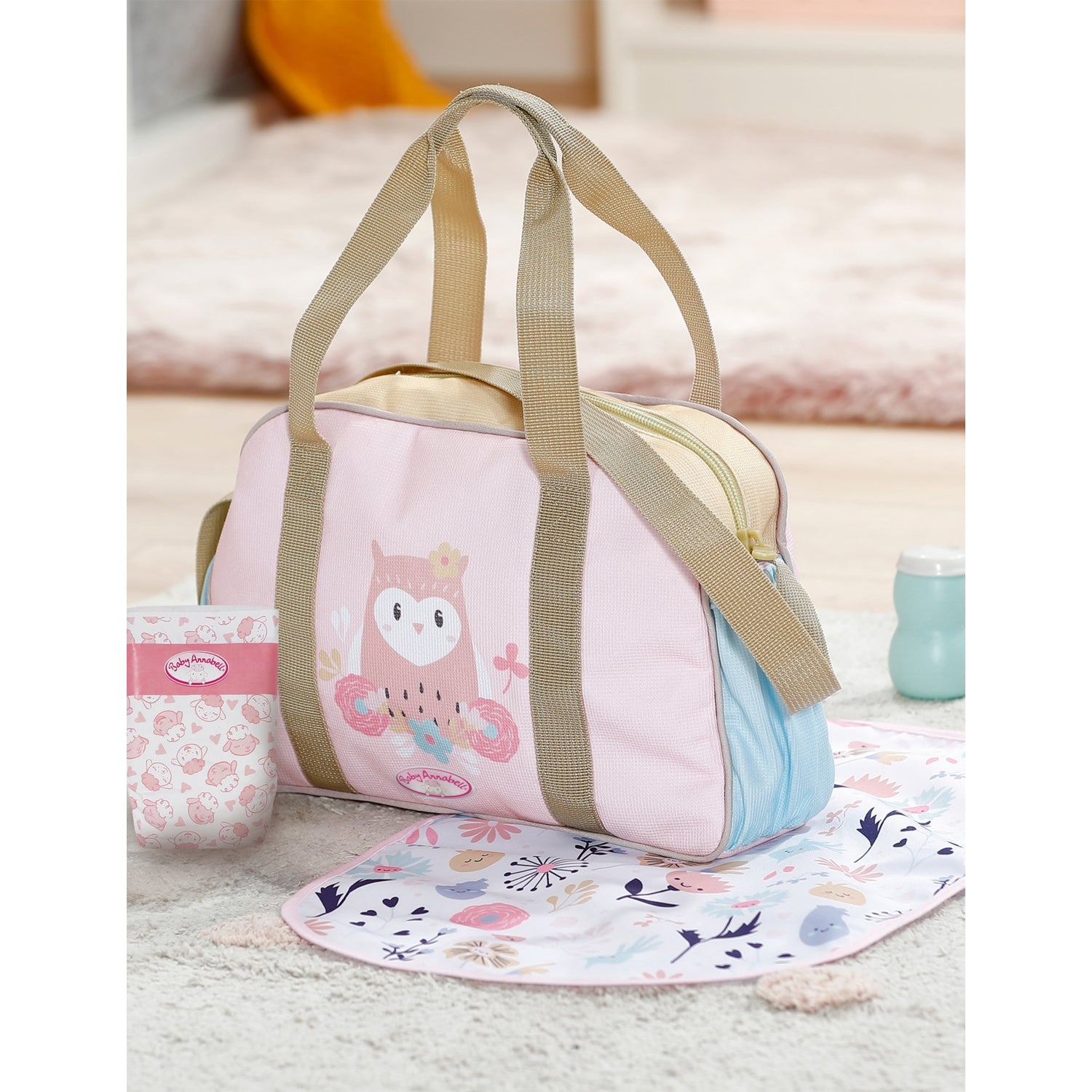 Baby Annabell doll changing bag toy 30cm - British product
