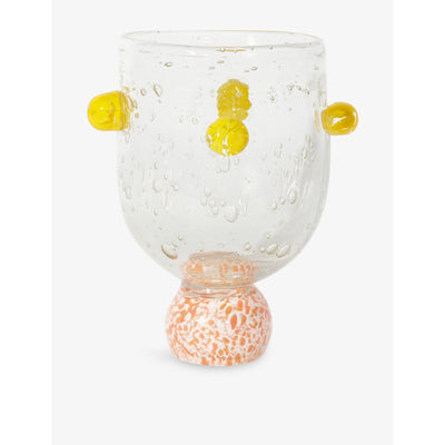 selfridges Laetitia Rouget Dotty Pink Glass Tumbler 19cm- Buy online at McGrocer