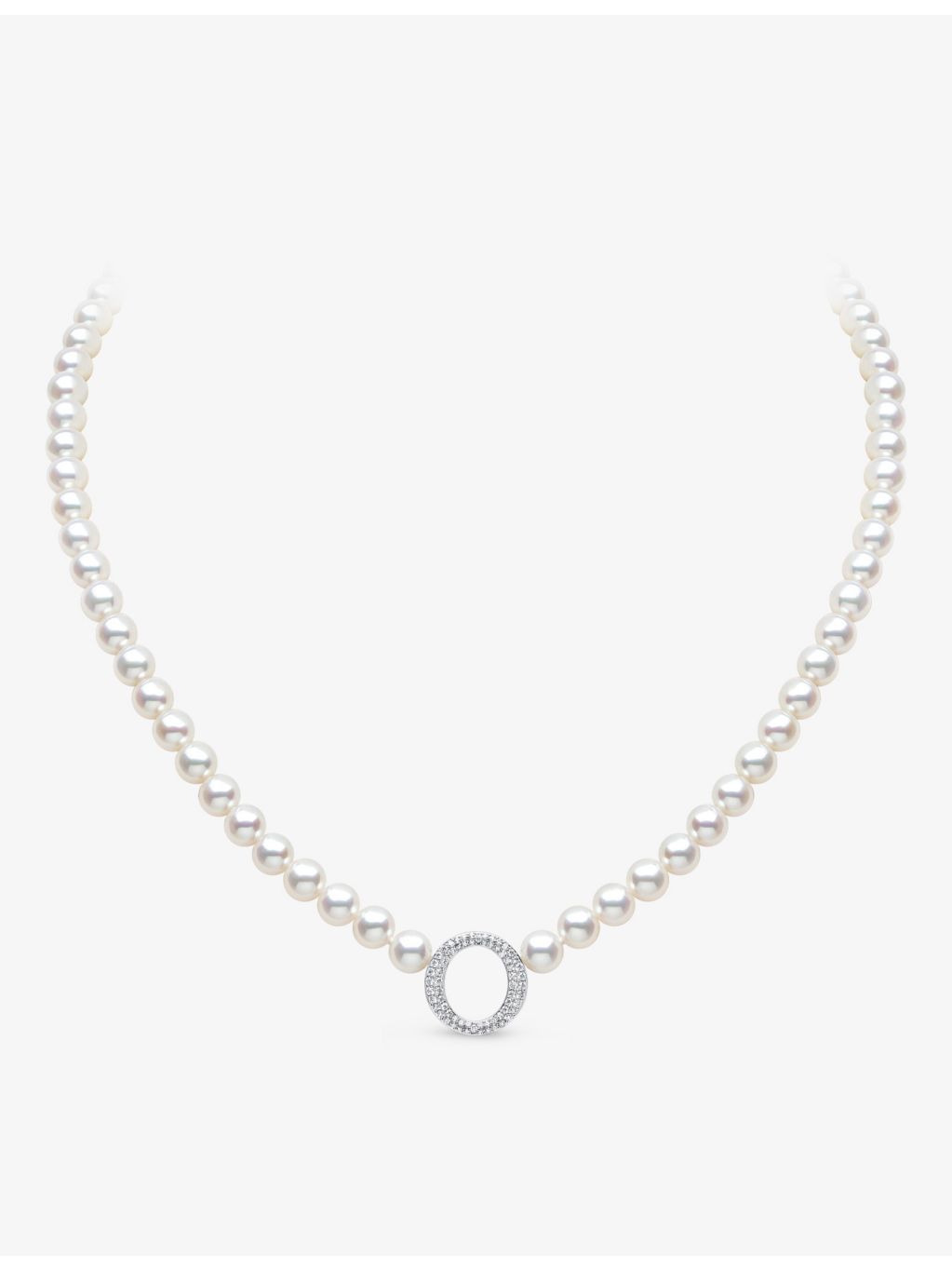 Yoko London 18ct white gold pearl pendant necklace, imported from the UK
