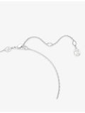 Swarovski Constella rhodium-plated zirconia pendant necklace 38-45cm chain - British product