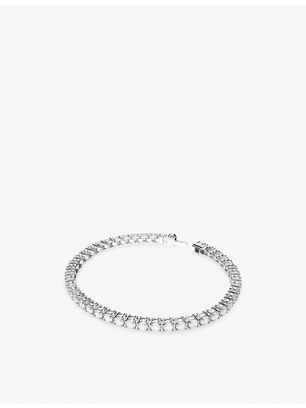 Swarovski 18ct gold plated zirconia tennis bracelet (British brand)