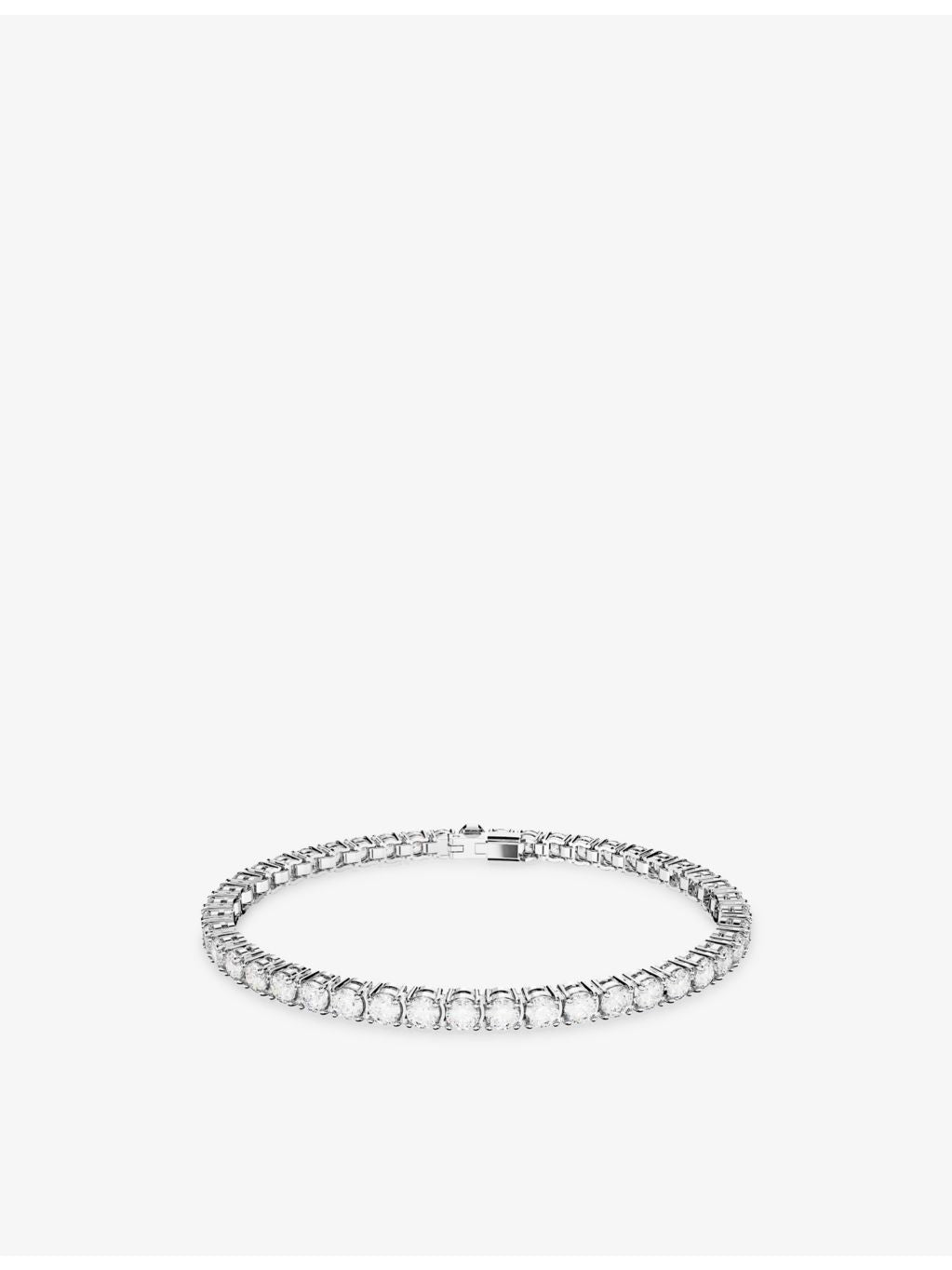 Swarovski 18ct gold plated zirconia tennis bracelet (British brand)