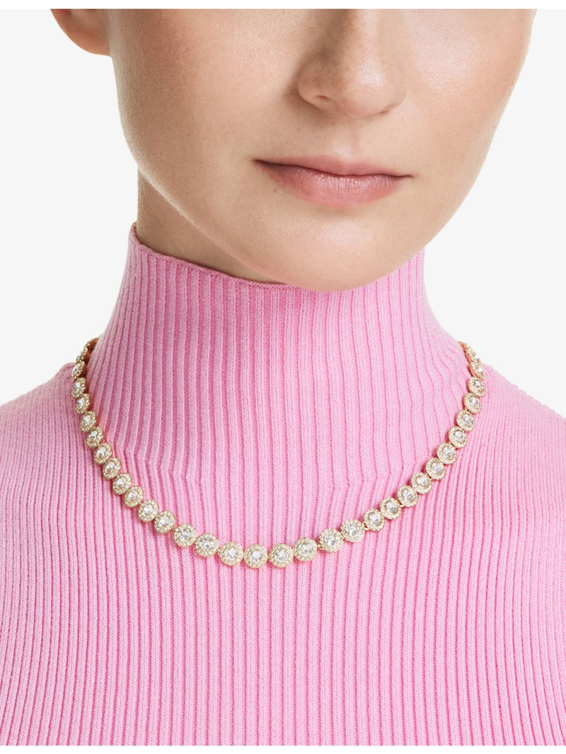 Swarovski Una necklace 18ct gold plated zirconia, UK version