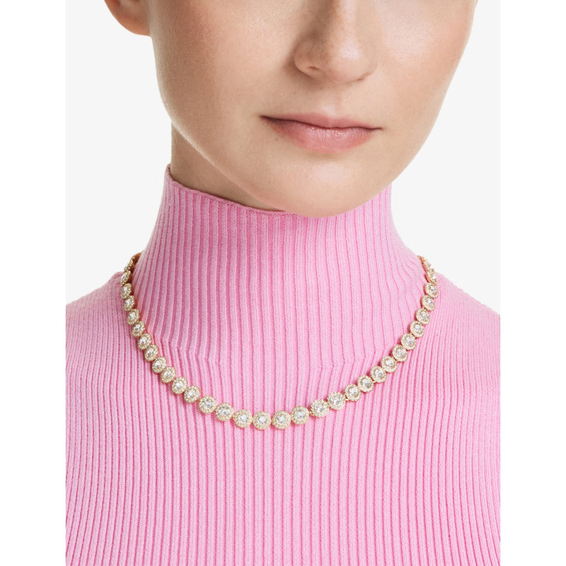 Swarovski Una necklace 18ct gold plated zirconia, UK version