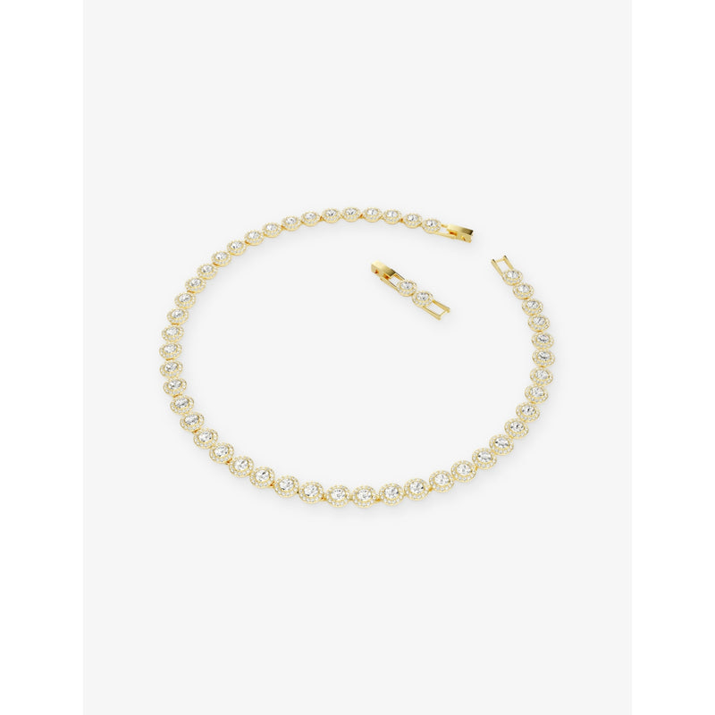 Swarovski Una necklace 18ct gold plated zirconia, UK version